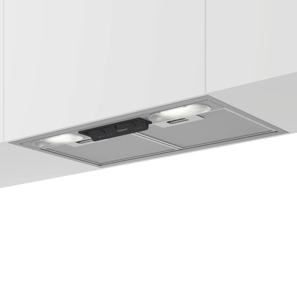 Вытяжка встраиваемая Hotpoint HPAE 52FLS X, серебристый