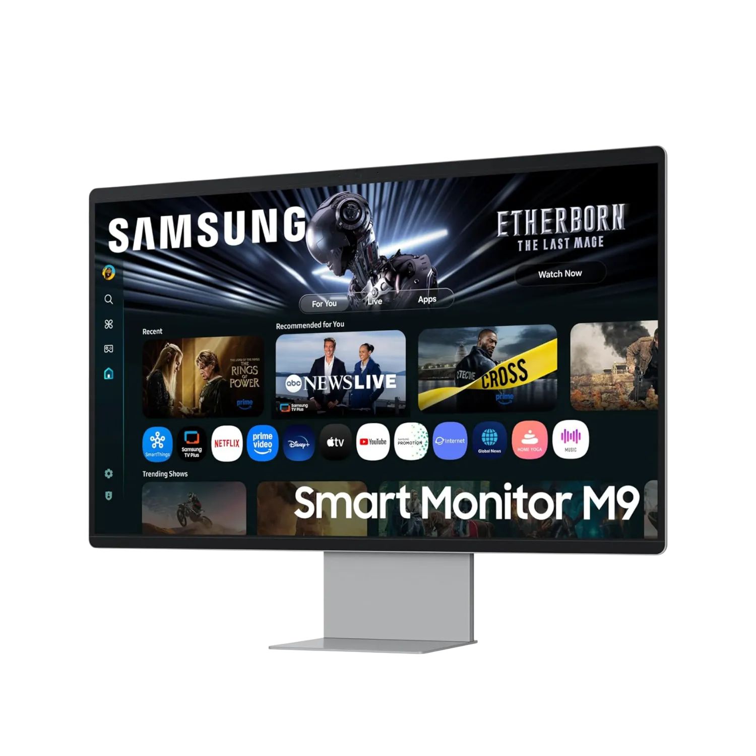 Монитор Samsung Smart Monitor M9 LS32FM902SIXCI, серый