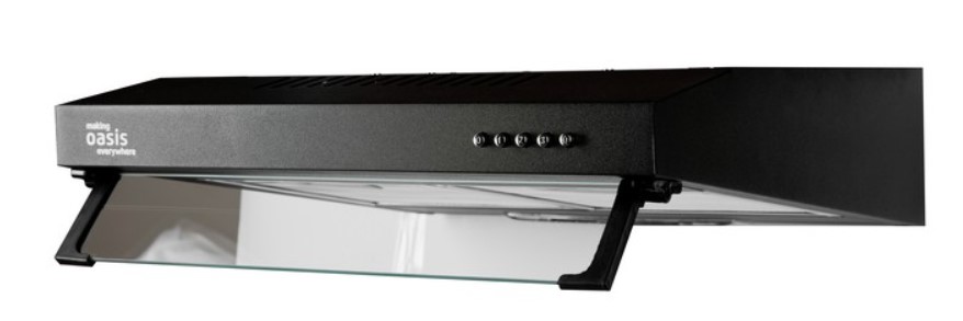 Вытяжка плоская OASIS UP-50B (V) (400 м3/ч) черный