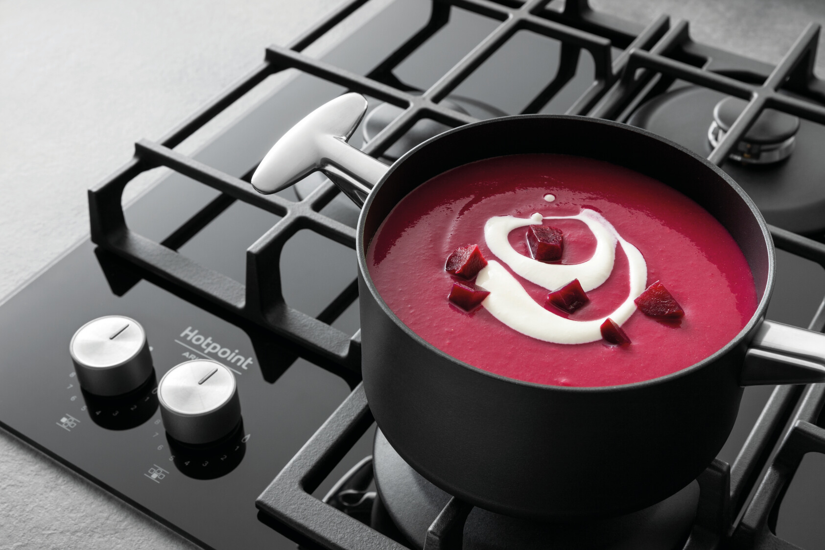 Варочная панель газовая Hotpoint-Ariston QS 61F/BK