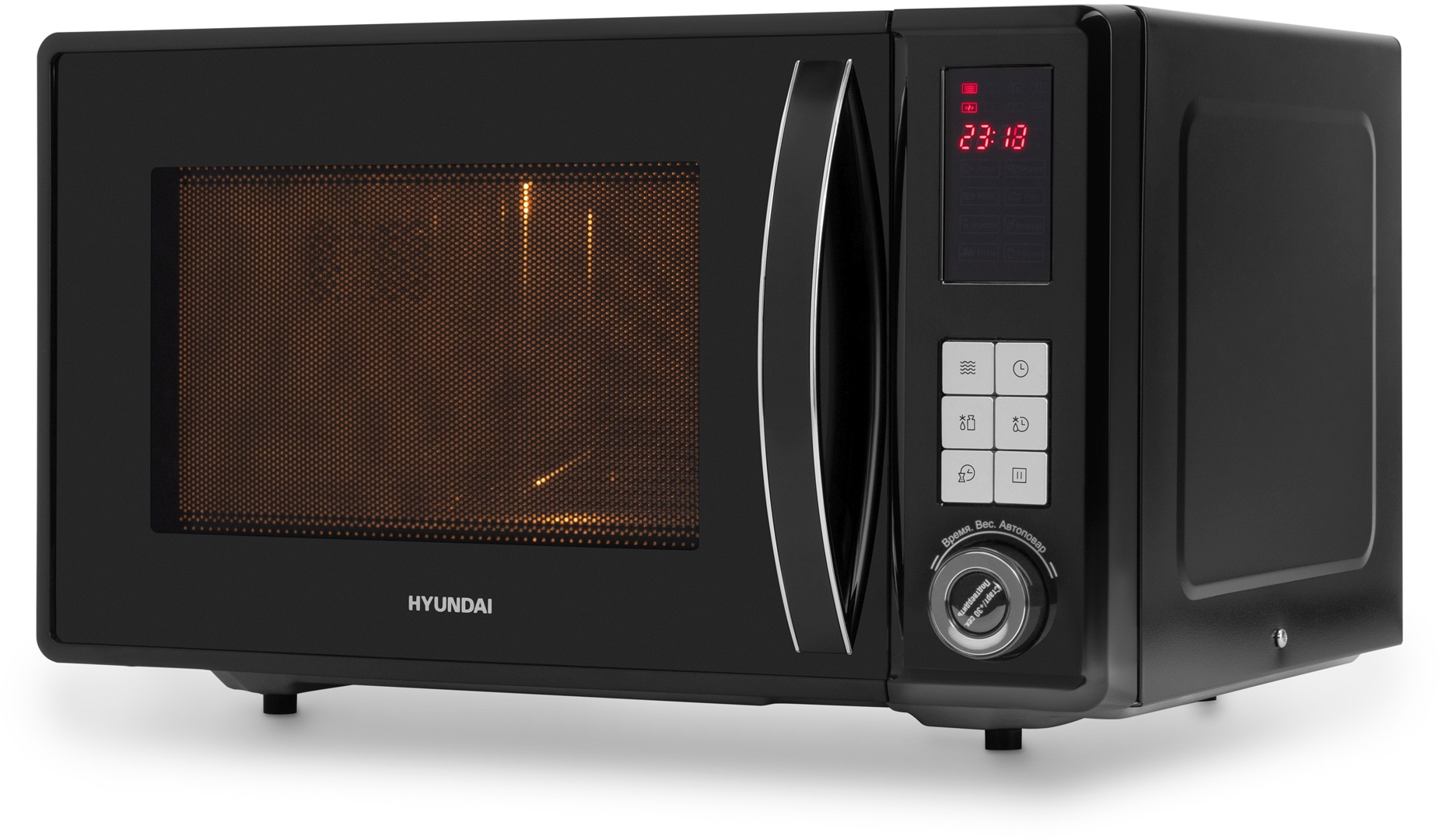 Микроволновая печь Hyundai HYM-D3009, черный