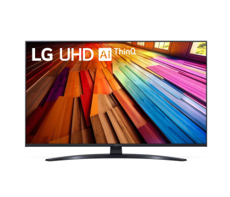 Телевизор LG 43UT81006LA.ARUB, черный