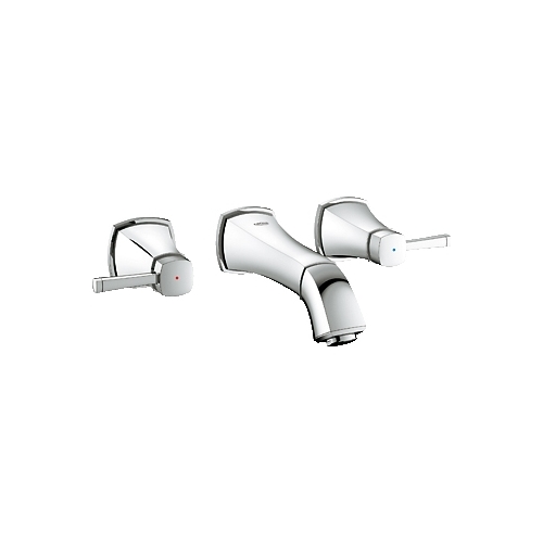 Двухрычажный смеситель для раковины (умывальника) Grohe Grandera 20414000 + 29025000