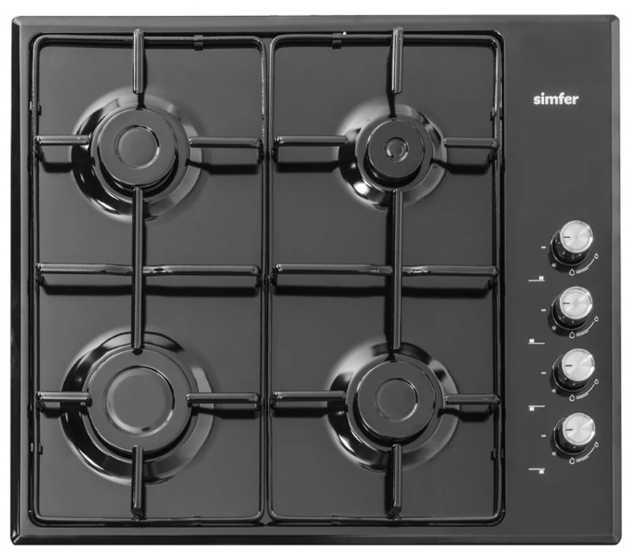 Варочная панель газовая Simfer H60Q40-400 черный