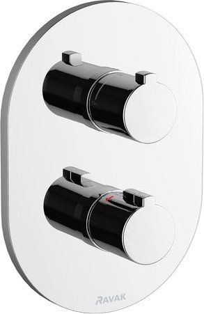 Смеситель для душа встраиваемый Ravak Chrome CR 064.00 арт.X070095 (с внутренней частью)