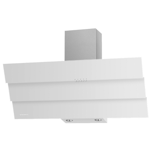 Каминная вытяжка MAUNFELD Cascada Trio 90 белый