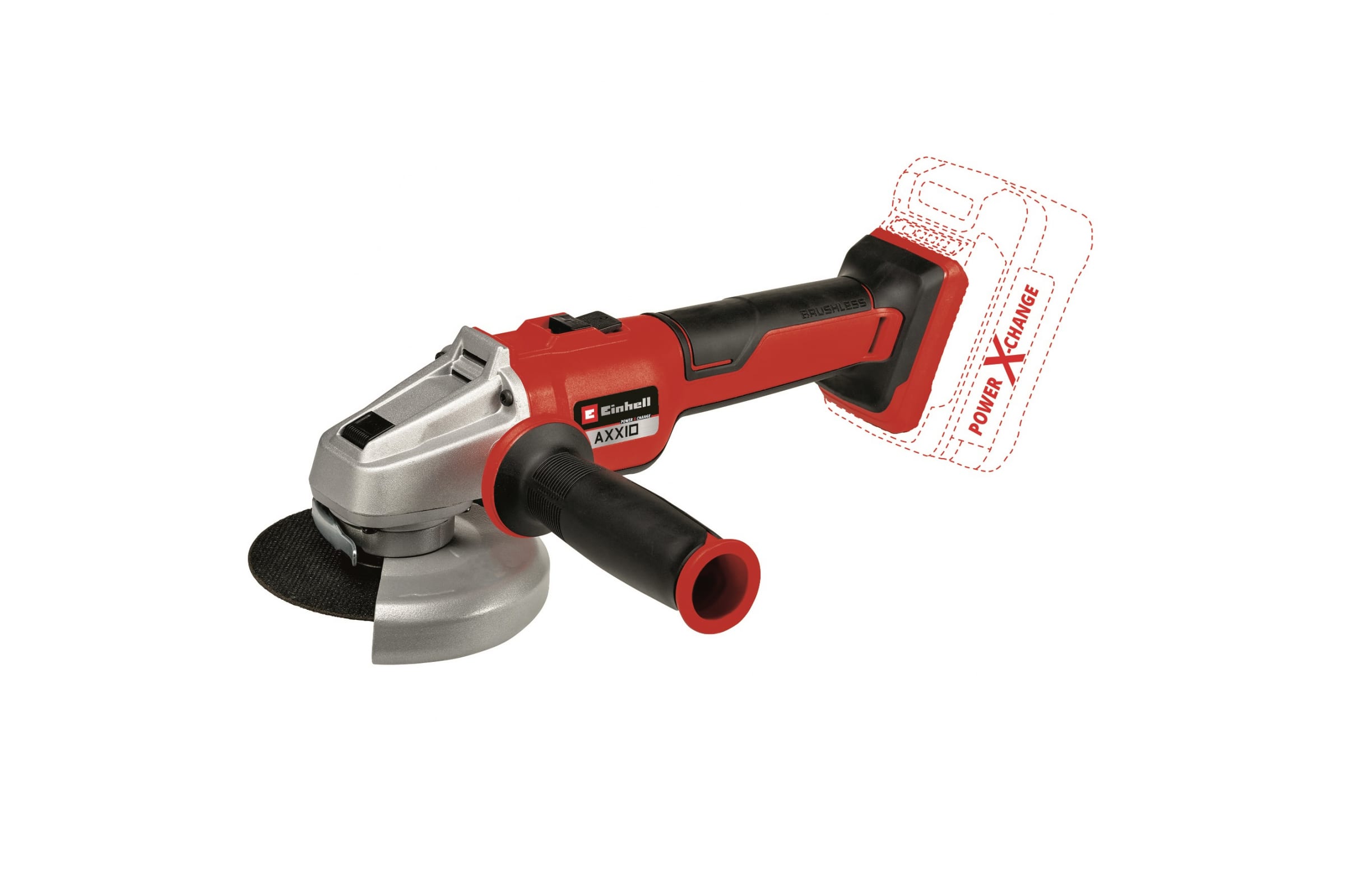 Угловая шлифмашина (болгарка) аккумуляторная Einhell AXXIO 18/115 Q (4431150), 115 мм, без аккумулятора