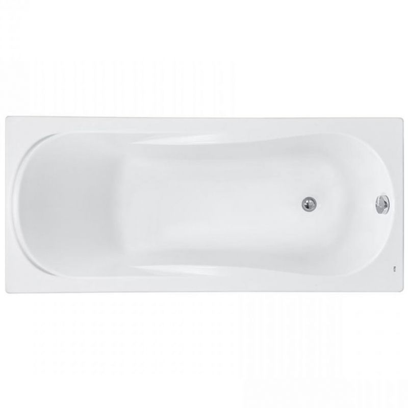 Ванна акриловая Roca Uno ZRU9302869.KAR 160x75 см (с монтаж. комплектом ZRU9302875), белый