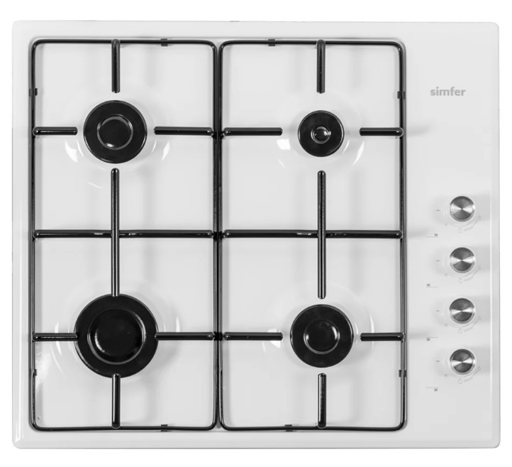Варочная панель газовая Simfer H60Q40-400 белый