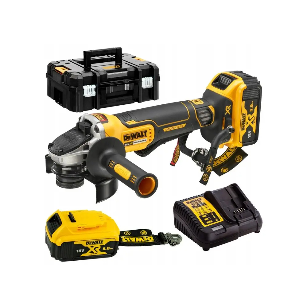 Угловая шлифмашинка (болгарка) DeWalt DCG406P2LRT-QW