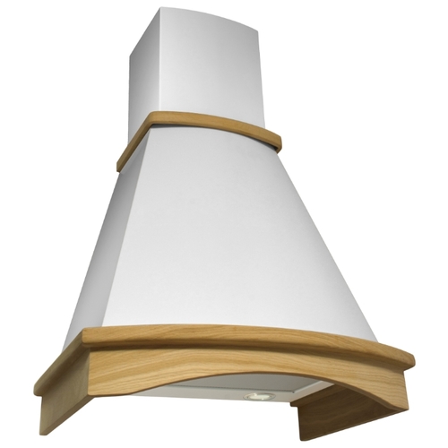 Вытяжка каминная ELIKOR FL6634W1, белый/дуб неокрашенный