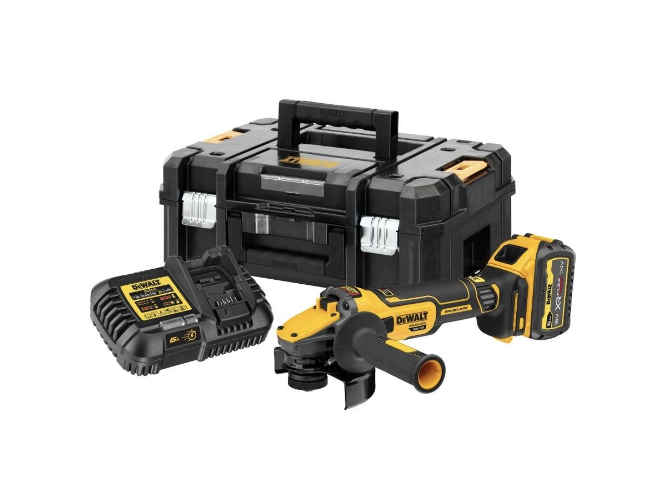 Угловая шлифмашинка (болгарка) DeWalt DCG409VST1-QW
