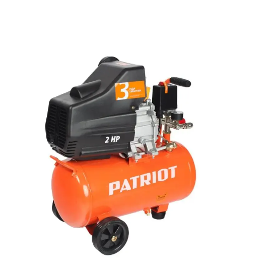 Компрессор масляный PATRIOT Euro 24-240K + набор пневмоинструмента KIT 5В, 24 л, 1.5 кВт
