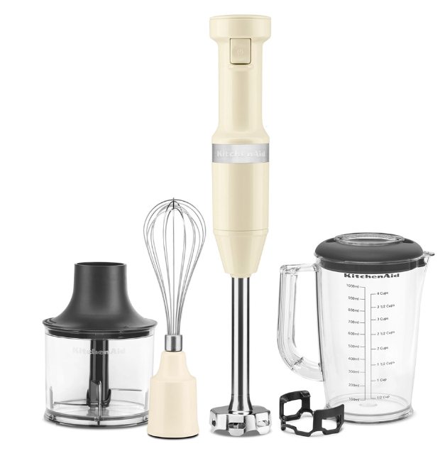 Блендер погружной KitchenAid 5KHBV83EAC, кремовый