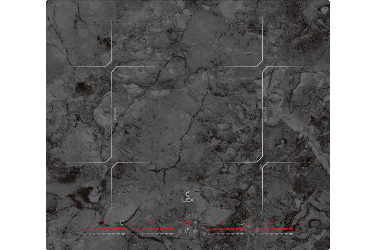 Варочная панель индукционная LEX EVI 640-1 F DS, мрамор