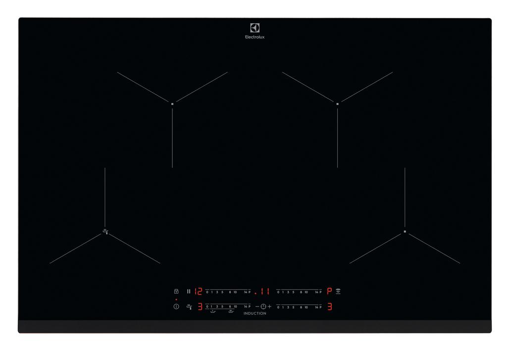 Варочная панель индукционная Electrolux EIS8134, черный