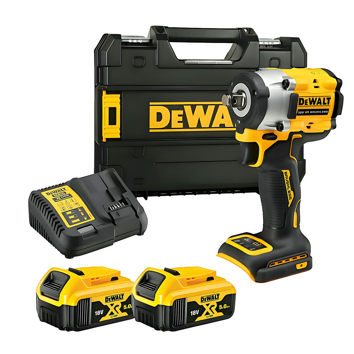 Гайковерт аккумуляторный DeWalt DCF921P2T-QW