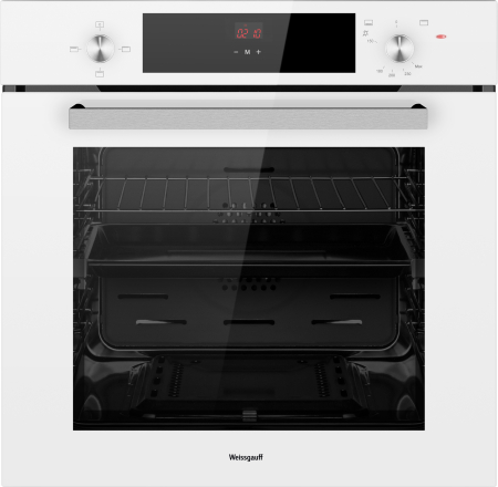 Духовой шкаф газовый Weissgauff WGO 702 D White Glass