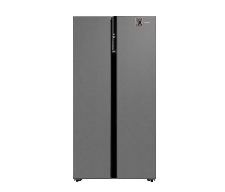 Холодильник Side-by-Side Weissgauff WSBS 600 Bru Steel Glass, матовая сталь