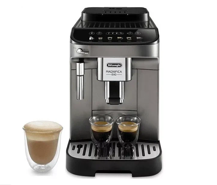Кофемашина автоматическая DeLonghi Magnifica Evo ECAM 290.42.TB, титановый/черный