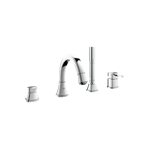 Однорычажный смеситель для ванны с душем Grohe Grandera 19936000 + 29037000