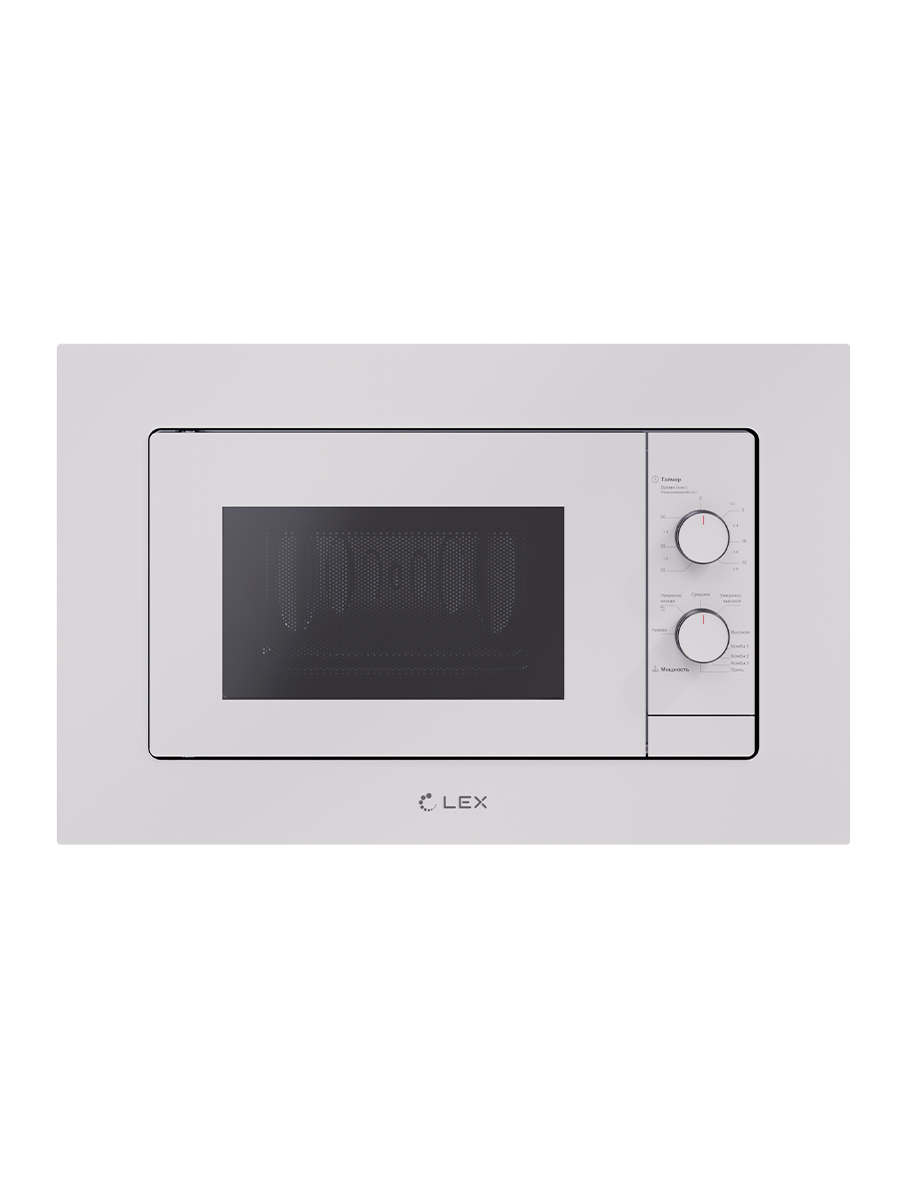 Микроволновая печь встраиваемая LEX BIMO 20.04 WH, белый