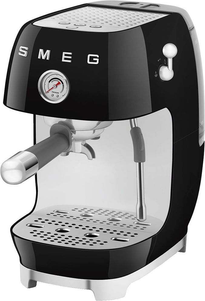 Кофемашина рожковая Smeg ECF03BLEU, черный