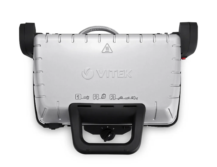 Гриль электрический VITEK VT-2633 SR, серебристый