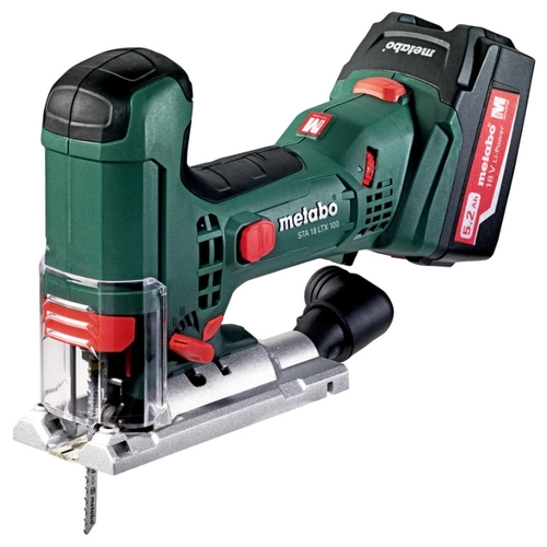 Электролобзик metabo STA 18 LTX 100 5.2Ач х2 кейс