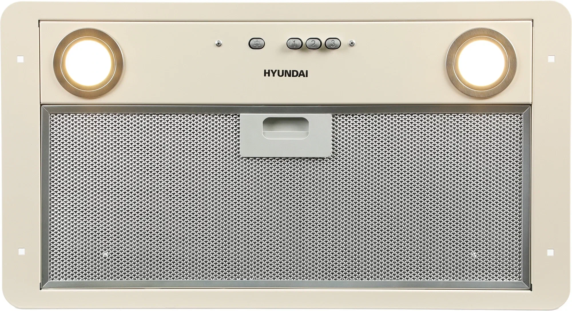 Вытяжка встраиваемая Hyundai HBB 6035 BE бежевый