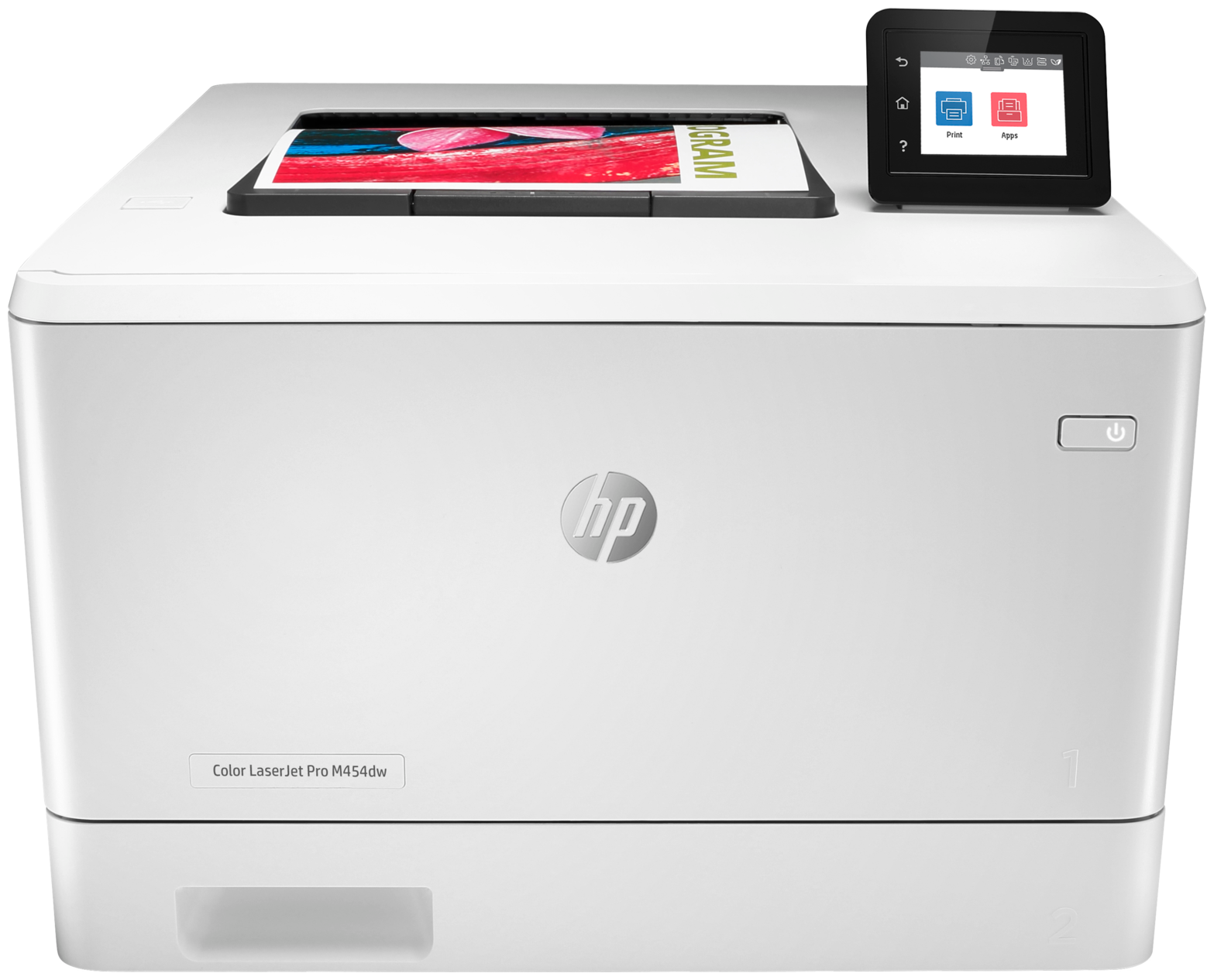 Принтер лазерный HP Color LaserJet Pro M454dw (W1Y45A), белый