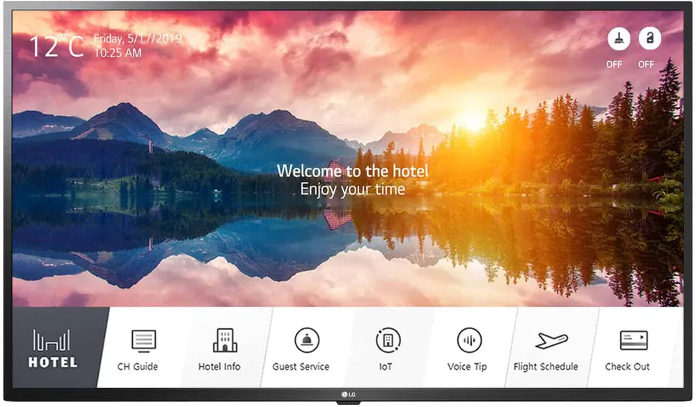 Телевизор LG Hotel TV 43US662H, черный