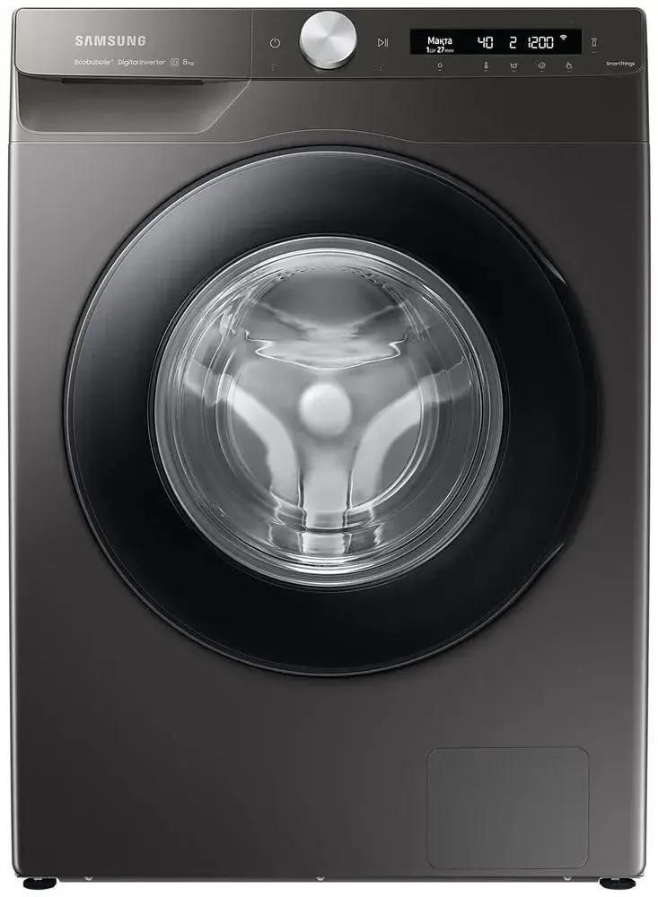 Стиральная машина Samsung WW80AG6S24AN/LD, темно-серый/черный