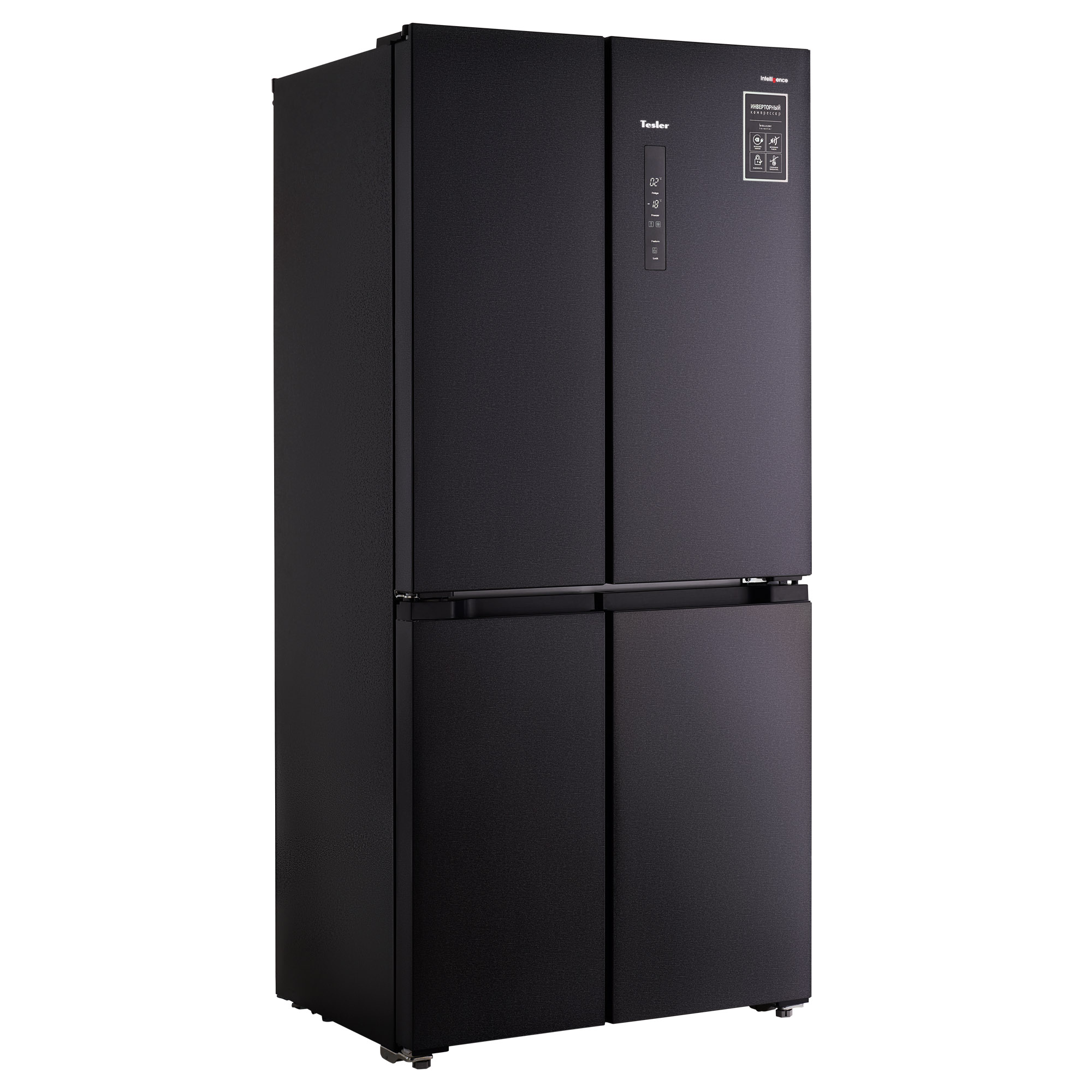 Холодильник Side-by-Side Tesler RCD-482I Graphite