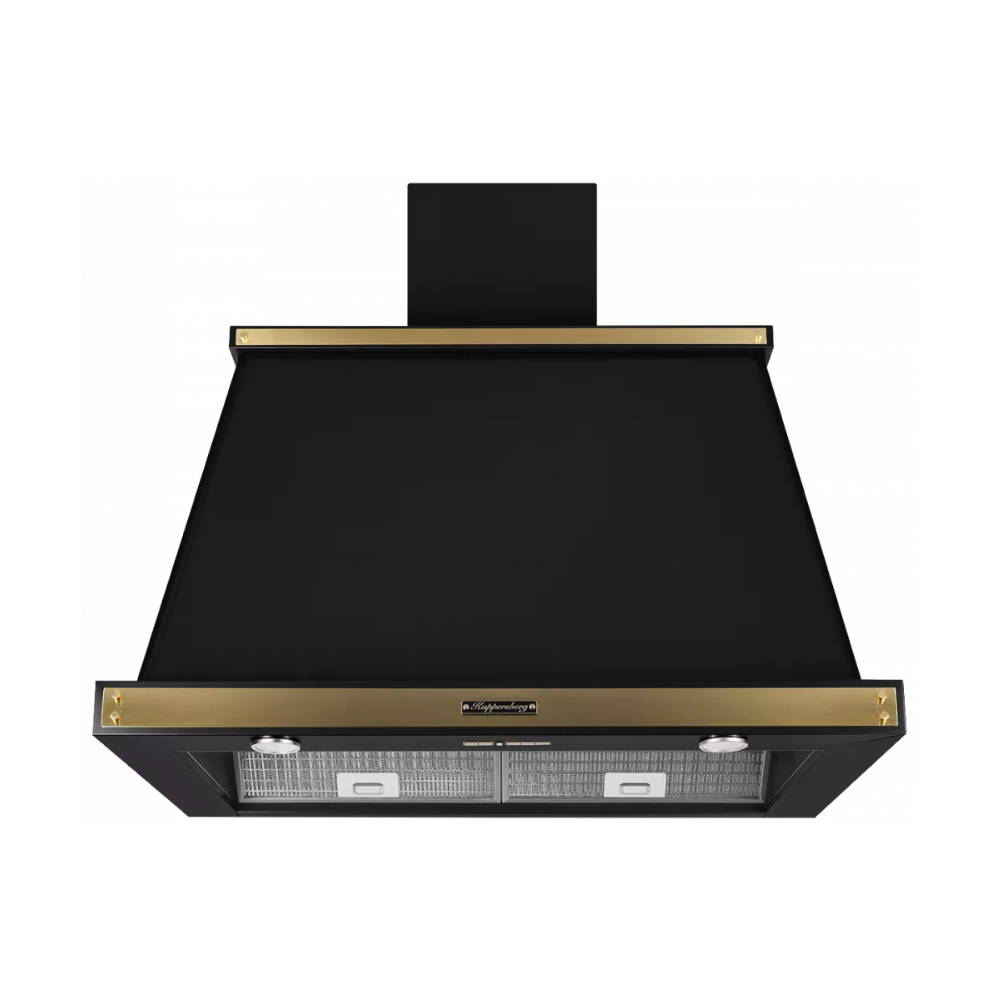 Вытяжка купольная Kuppersberg T 969 ANT Bronze, черный