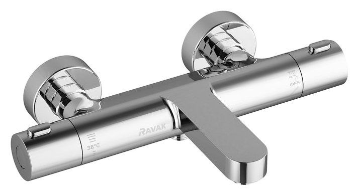 Смеситель для ванны термостатический Ravak Termo 300 TE 023.00/150 арт.X070097 (без гарнитуры)
