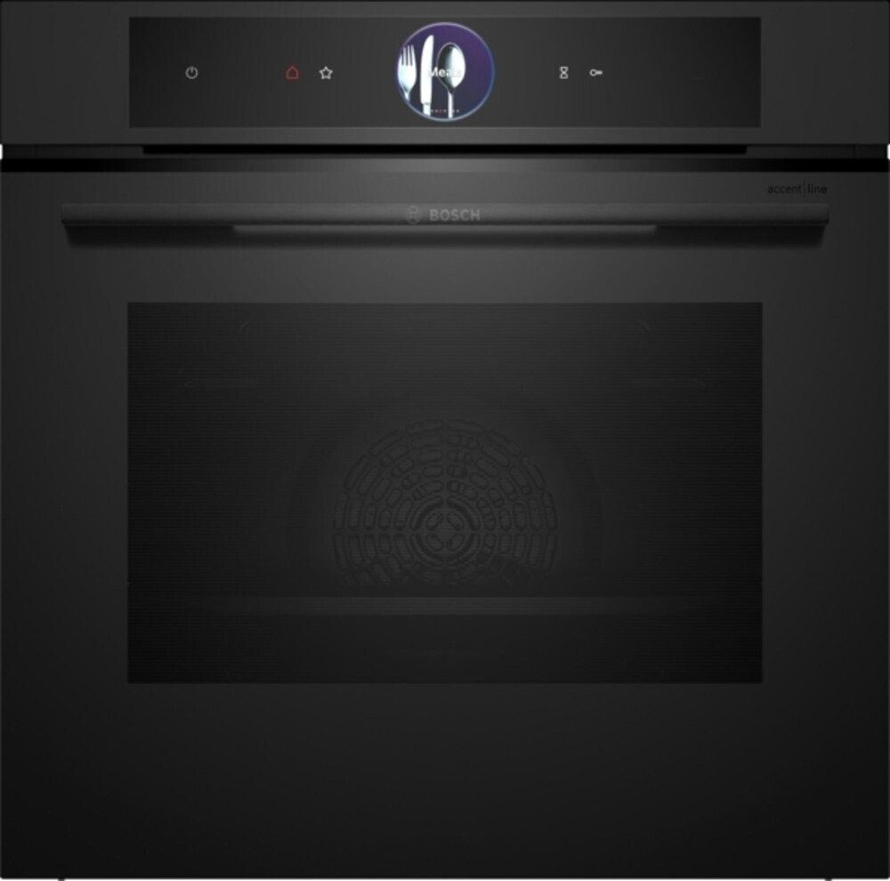 Духовой шкаф электрический Bosch HBG976MM1, матовый черный