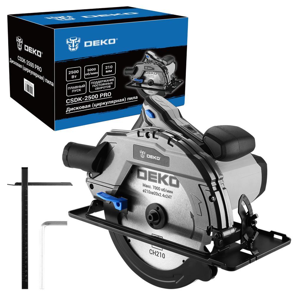 Пила циркулярная (дисковая) DEKO CSDK-2500 PRO (085-1153)