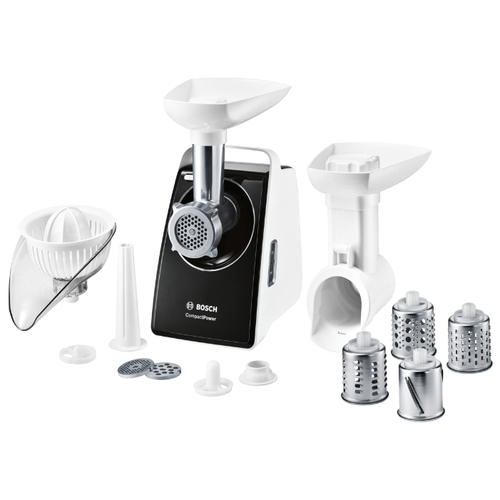 Мясорубка электрическая Bosch MFW3850B, белый/черный