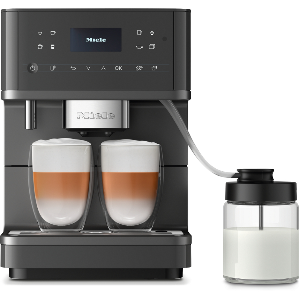 Кофемашина автоматическая Miele CM 6560 MilkPerfection GraphitGrey PearlFinish, серый графит/жемчуг