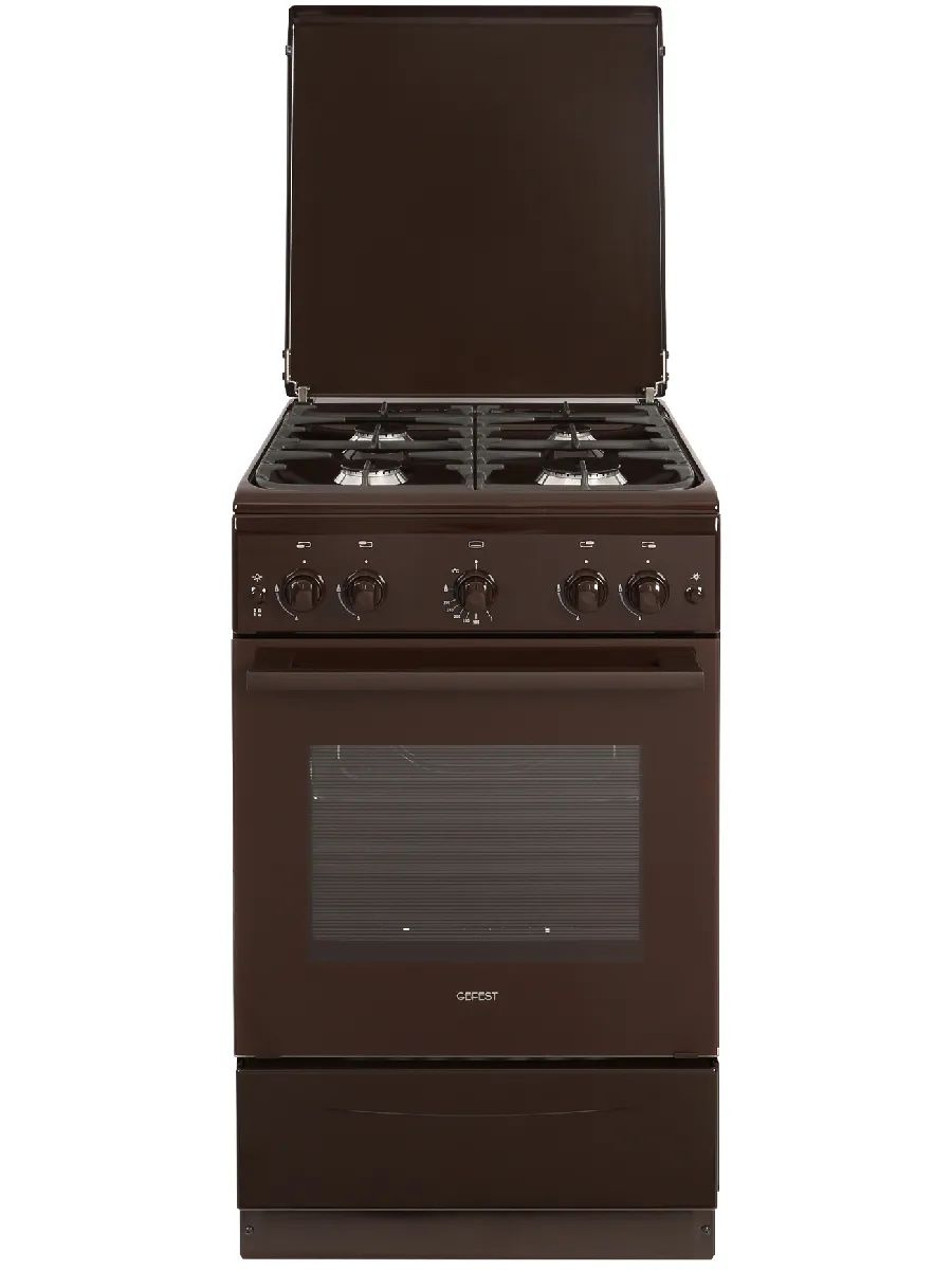 Плита газовая GEFEST ПГ 5100-01 0001, коричневый