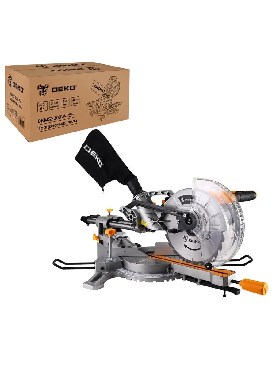 Торцовочная пила DEKO DKMS2300W-255 Laser (083-1093)