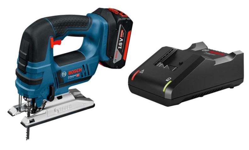 Электролобзик аккумуляторный  Bosch GST 18 V-LI B (1x4.0 Ач ЗУ)