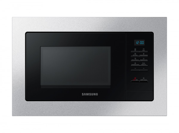 Микроволновая печь встраиваемая Samsung MS20A7013AT/BW, нержавеющая сталь/черный