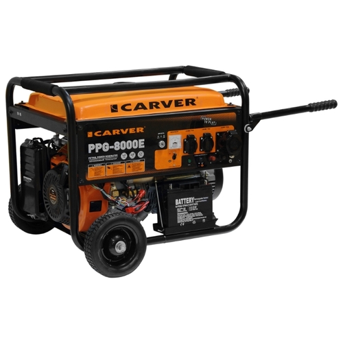 Электростанция бензиновая Carver PPG-8000E