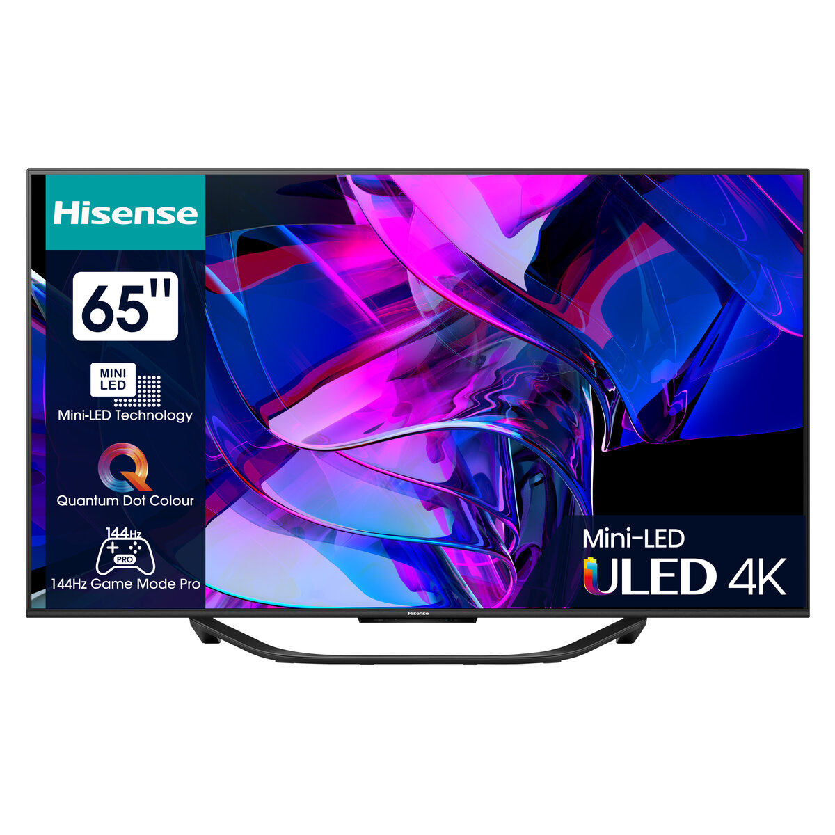 Телевизор Hisense 65U7KQ, черный