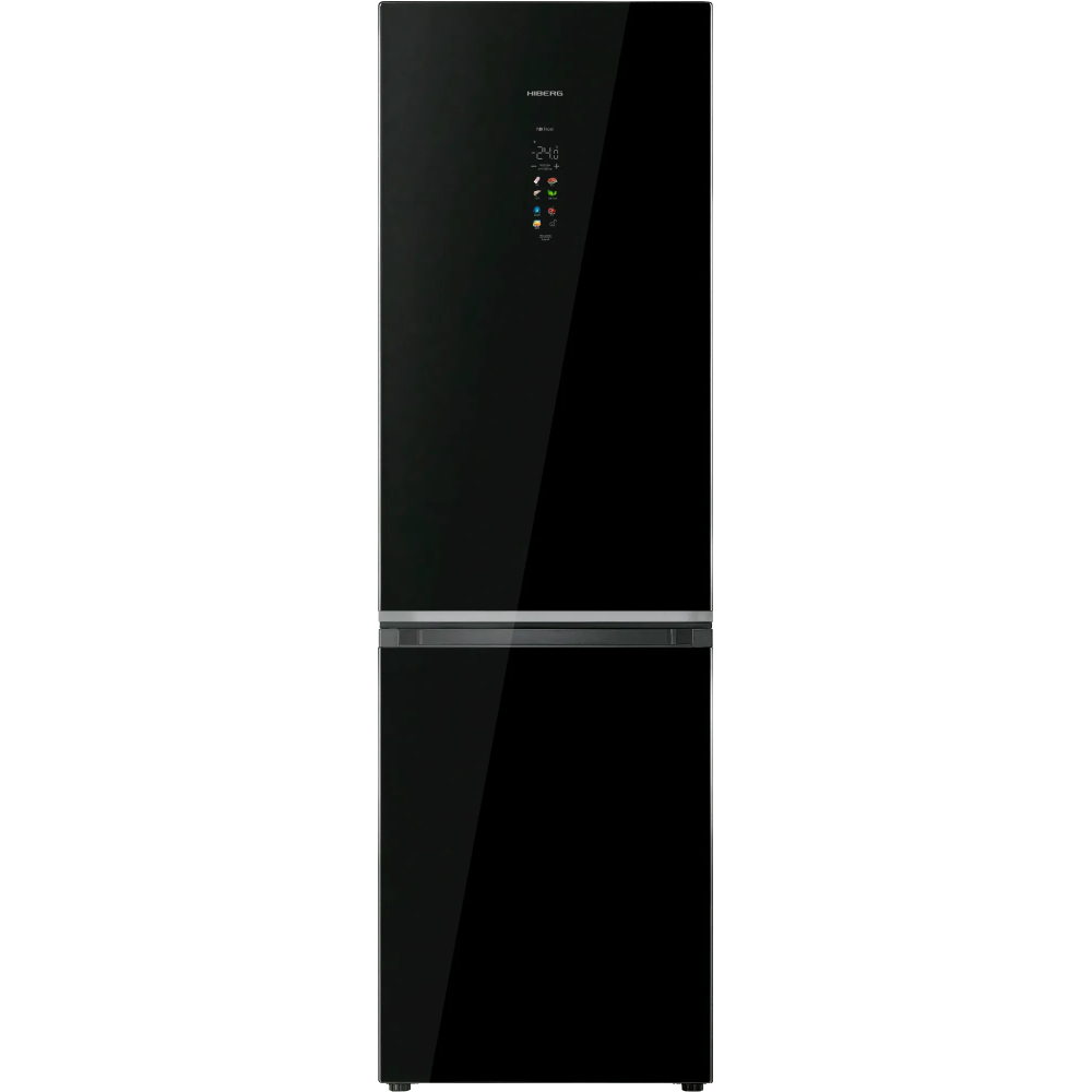 Холодильник HIBERG i-RFC 440 GB, черное стекло