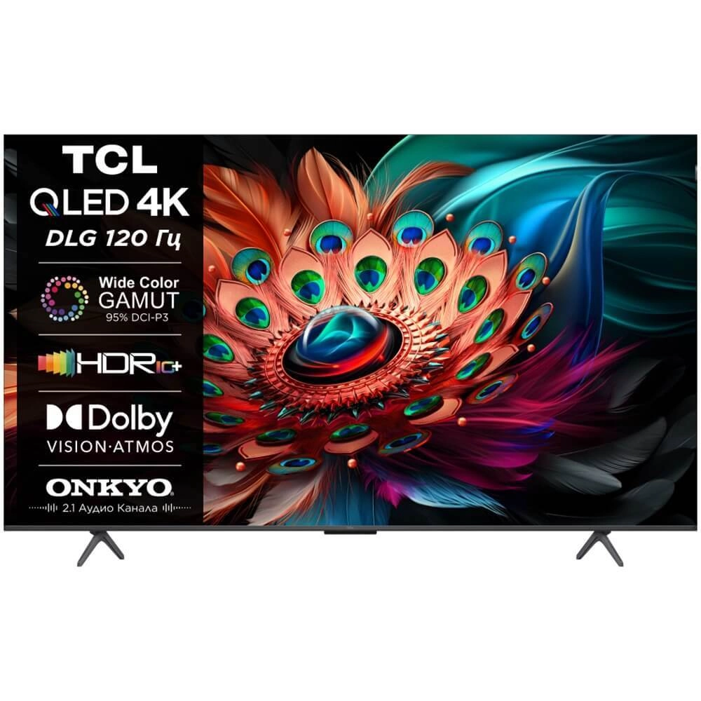 Телевизор TCL 55С655 черный