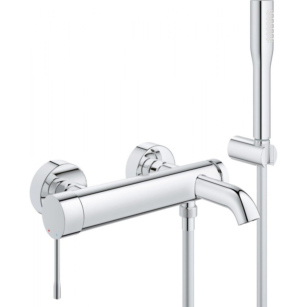 Смеситель для ванны с душем Grohe Essence New 33628001 (с душевым гарнитуром)