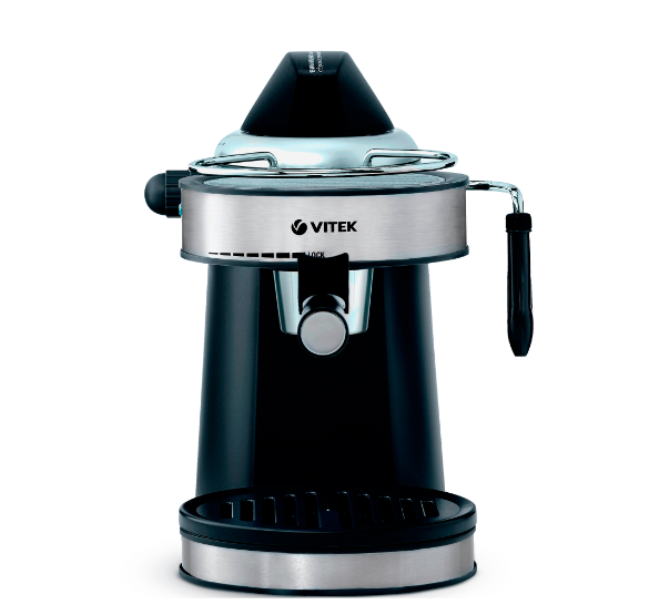 Кофеварка рожковая VITEK VT-1510, черный/серебристый